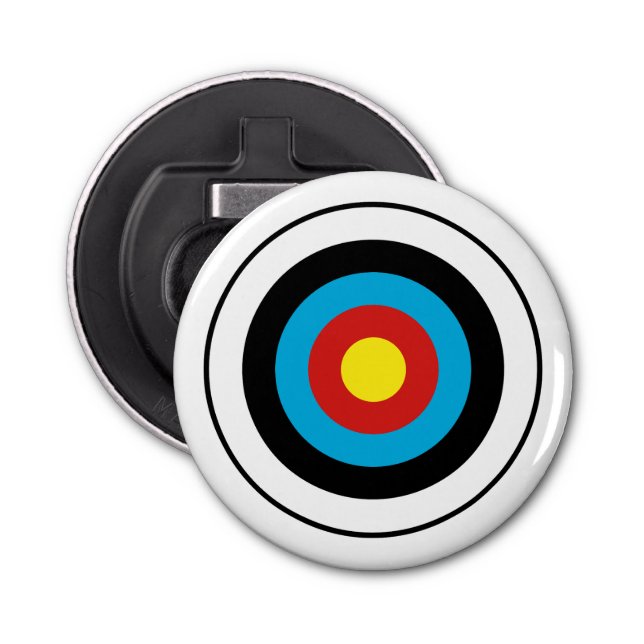 Bullseye Target Design Bottle Opener (Front)