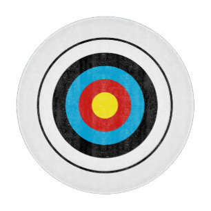 Bullseye Target Design Cutting Board