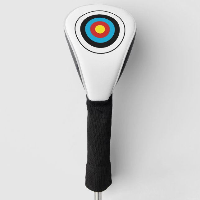 Bullseye Target Design Golf Head Cover (Front)
