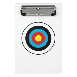 Bullseye Target Design Mini Clipboard