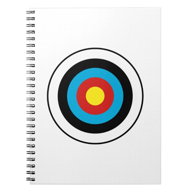 Bullseye Target Design Notebook (Front)