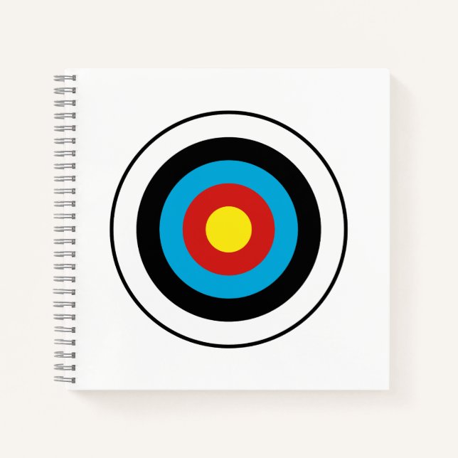 Bullseye Target Design Notebook (Front)
