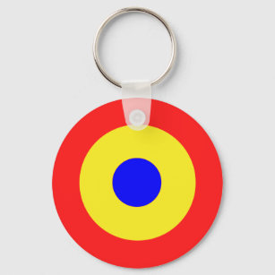 Bullseye Target Key Ring