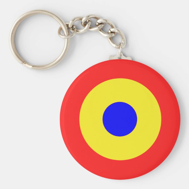 Bullseye Target Key Ring (Front)