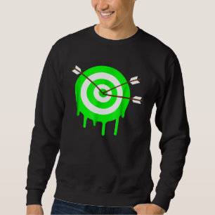 Bullseye With Arrows On Target Archery Sweatshirt