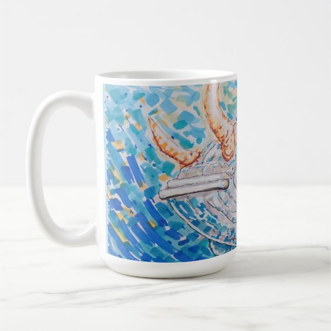 Bullwhale Coffee Mug (Left)