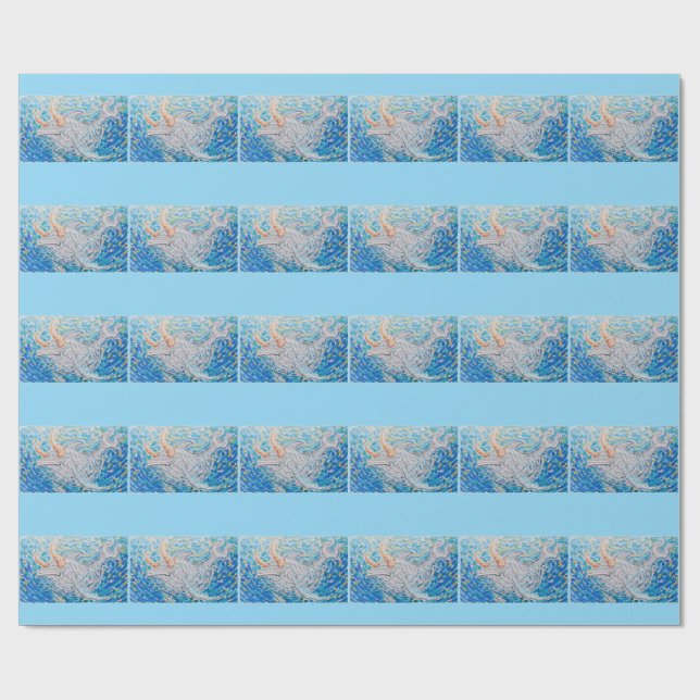 Bullwhale Wrapping Paper (Flat)