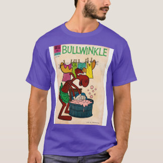 Bullwinkle Comic Book Laundry Day T-Shirt