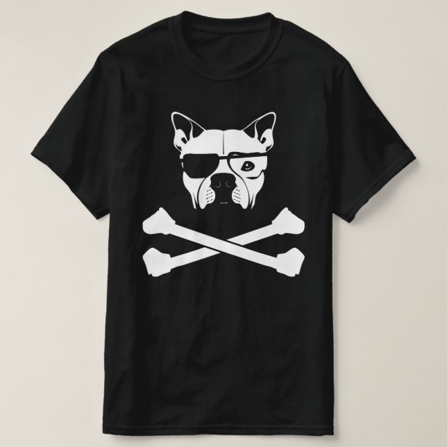 bully breed and crossbones T-Shirt (Design Front)
