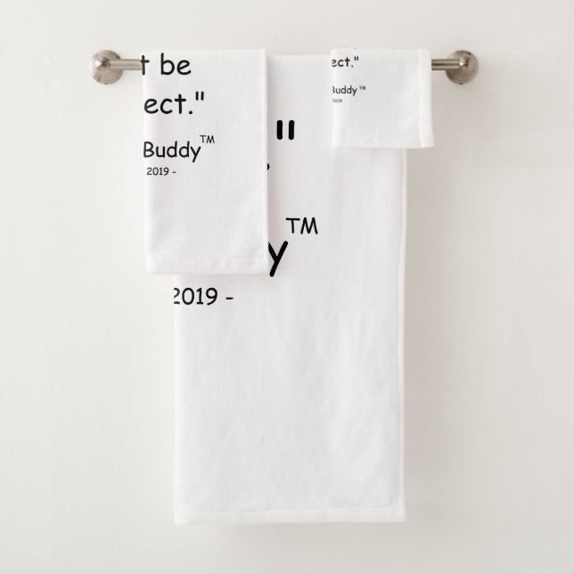 Bully Buddy It's Okay Inspirational Kids Bath Towel Set (Insitu)