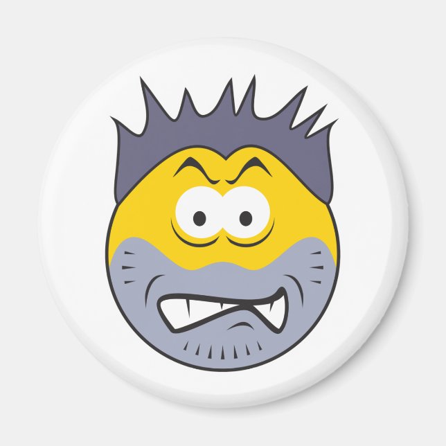 Bully Dirt BagSmiley Face Magnet (Front)