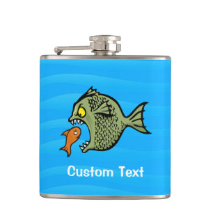Bully fish hip flask