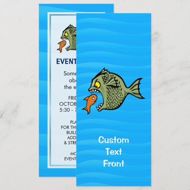 Bully Fish Invitation (Front/Back)