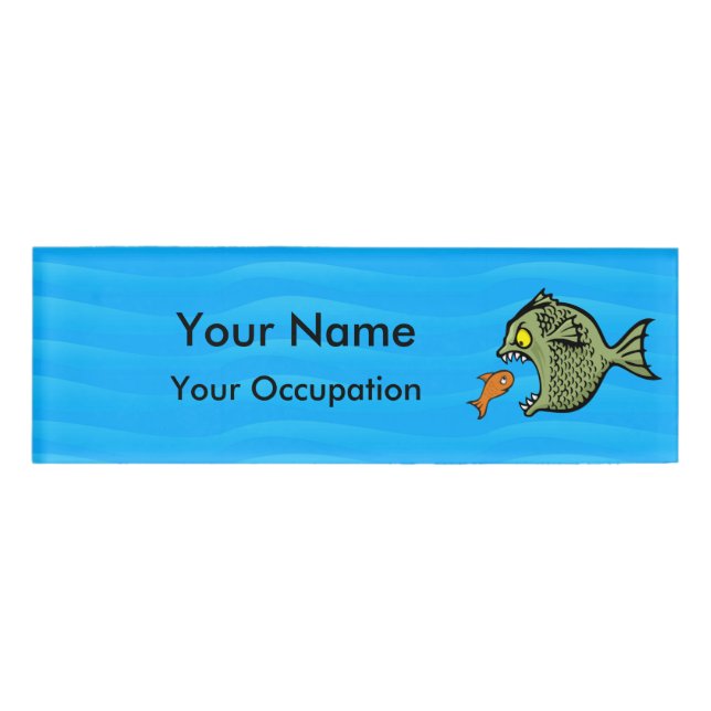 Bully Fish Name Tag (Front)