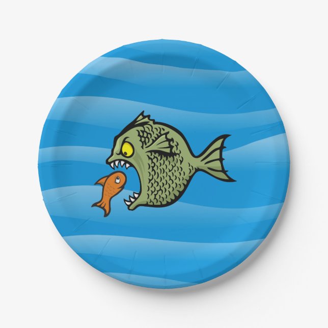 Bully Fish Paper Plate (Front)