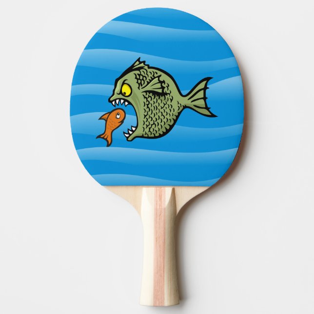 Bully fish ping pong paddle (Front)