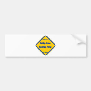Bully - Free School Zone Bumper Sticker