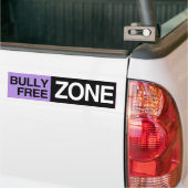 BULLY FREE ZONE -.png Bumper Sticker (On Truck)