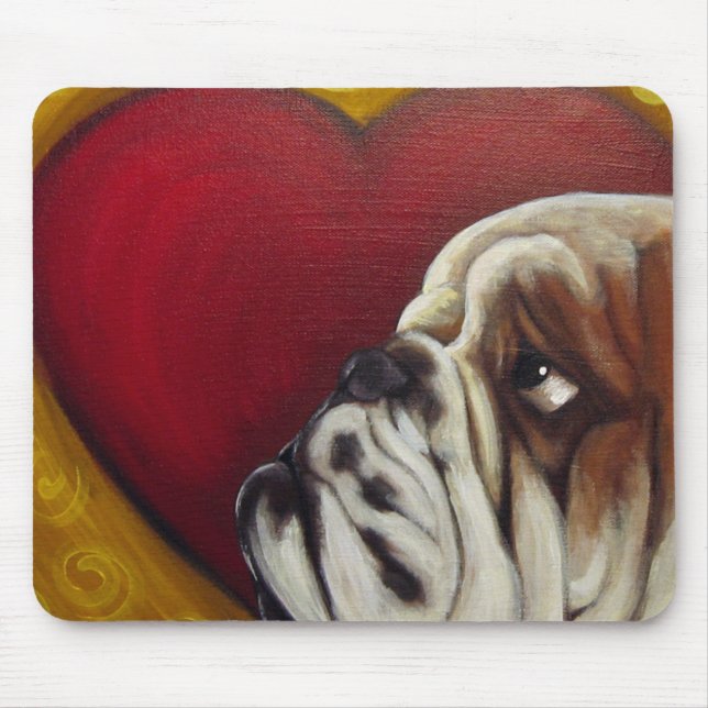 Bully Heart Mouse Pad (Front)