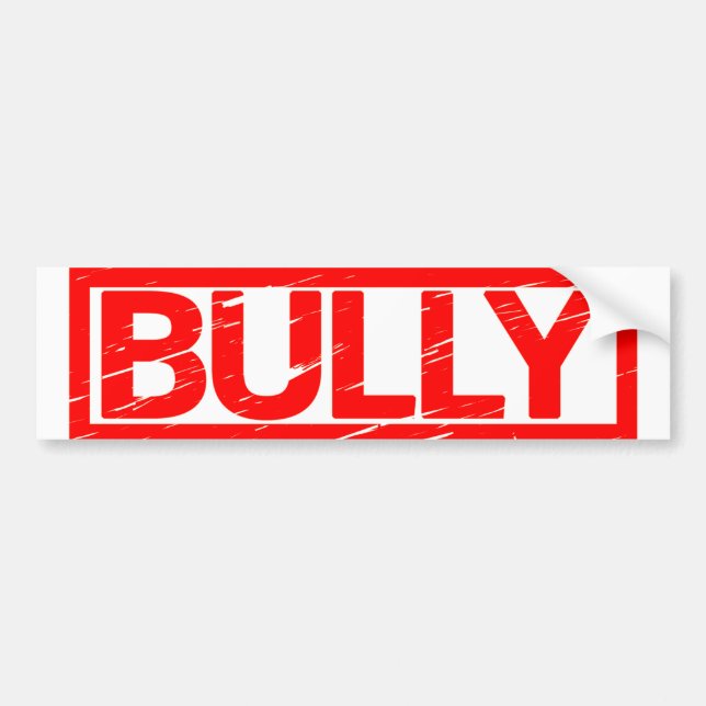 Bully Stamp Bumper Sticker (Front)