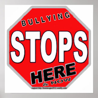 BULLYING STOPS3 POSTER