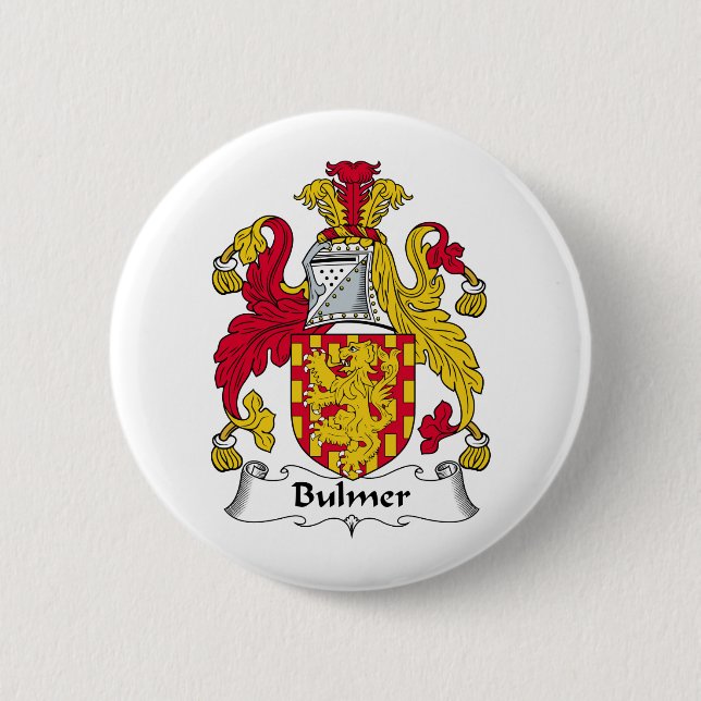 Bulmer Family Crest 6 Cm Round Badge (Front)