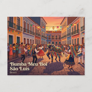 Bumba Meu Boi Festival Brazil Postcard