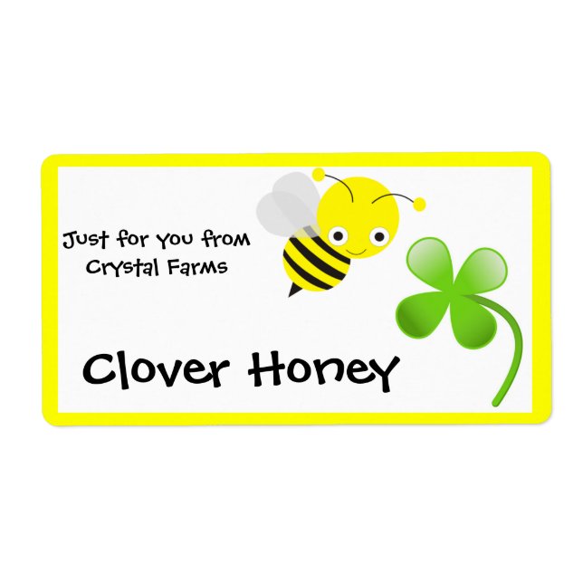 Bumble Bee and Clover Food Labels (Front)