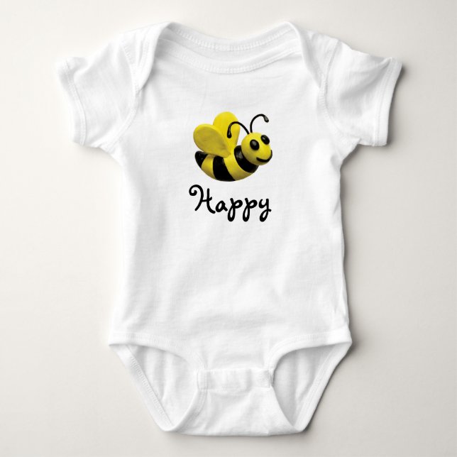Bumble Bee Baby Shower Bodysuit (Front)