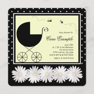 Bumble Bee Baby Shower Invitation