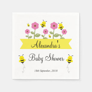 Bumble Bee Baby Shower Napkins
