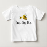 Bumble Bee Big Bro Brothers Baby T-Shirt<br><div class="desc">Bumble Bee Big Bro Brothers Bumble Bee Birthday Party 1st Bee Day for bumble bee first bee day party outfit!</div>