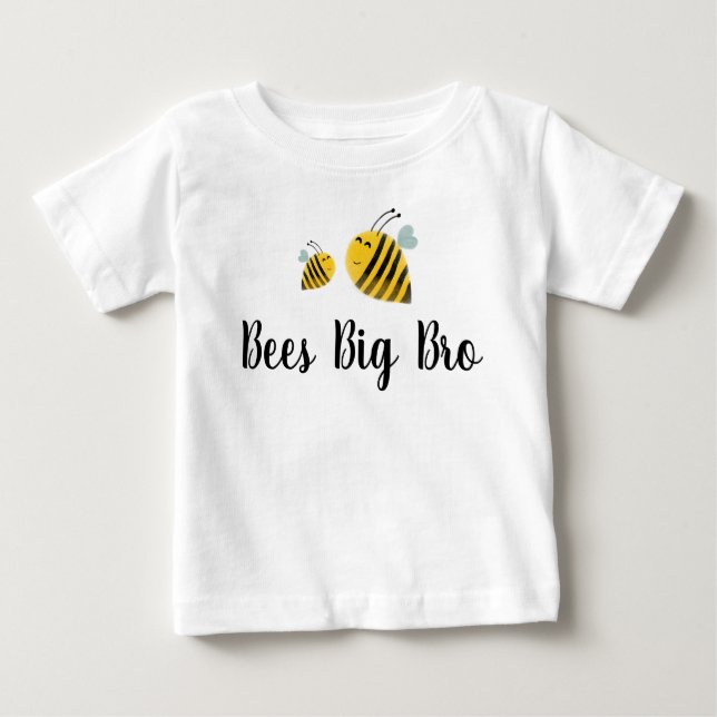 Bumble Bee Big Bro Brothers Baby T-Shirt (Front)