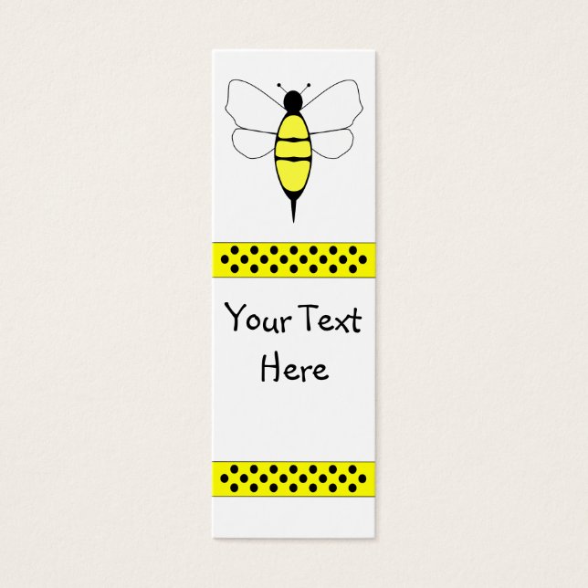 Bumble Bee Bookmark (Front)