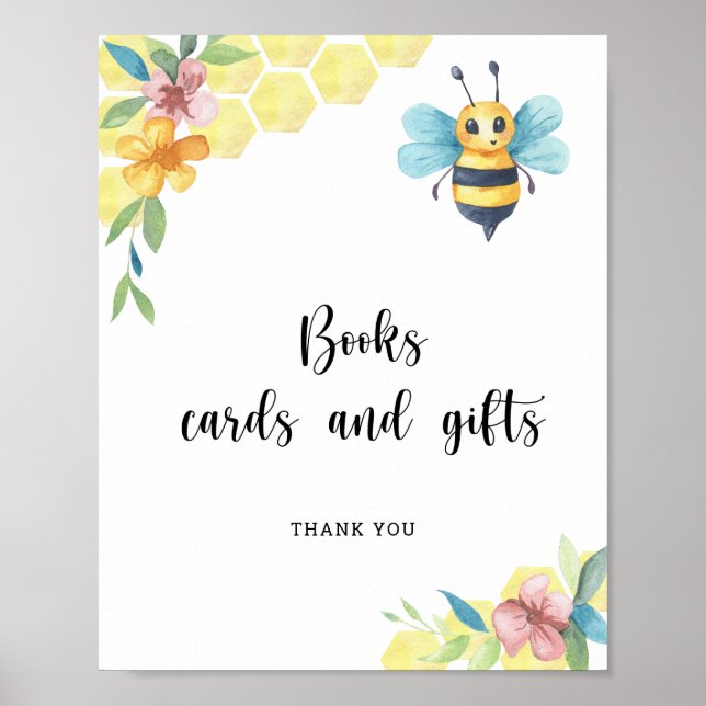 Bumble bee - books cards and gifts poster (Front)