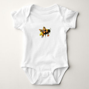 Bumble Bee carrying pollen Baby Bodysuit