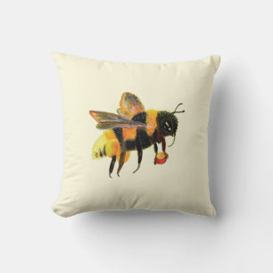 Bumble Bee carrying pollen  Cushion