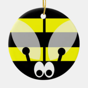 bumble bee ceramic tree decoration