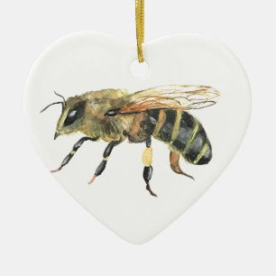 Bumble bee ceramic tree decoration