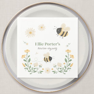 Bumble Bee Children's Birthday Party Napkin