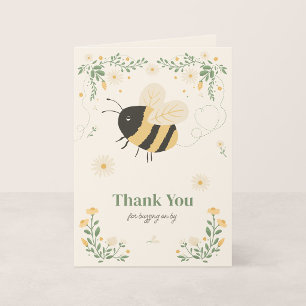 Bumble Bee Children's Party Thank You Card