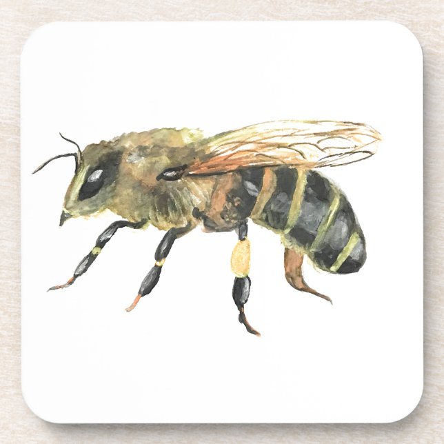 Bumble bee coaster (Front)