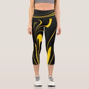 Bumble Bee Colours Capri Leggings