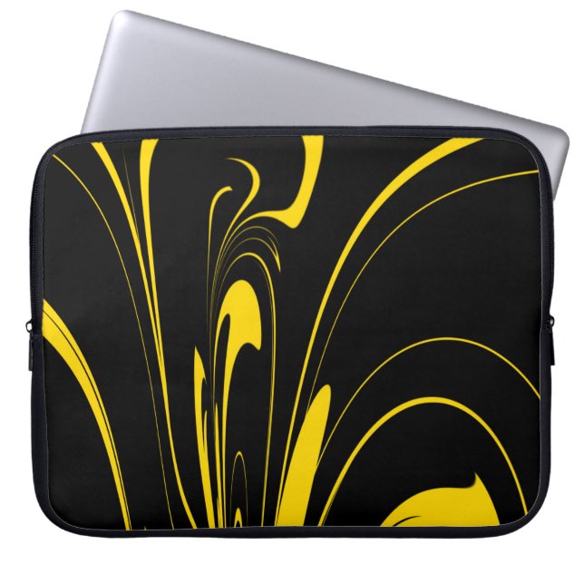 Bumble Bee Colours Laptop Sleeve (Front)