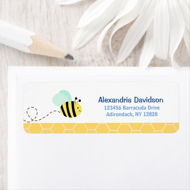 Bumble Bee Custom Address Labels (Insitu)