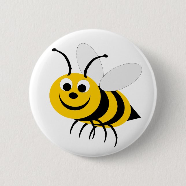 Bumble Bee Design Button (Front)