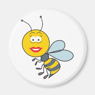 Bumble Bee Face Magnet