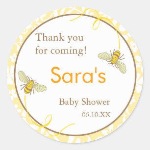 Bumble Bee Favour Sticker or Address Label