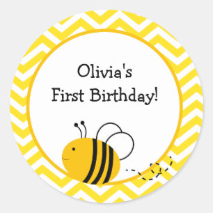 Bumble Bee Favour Stickers