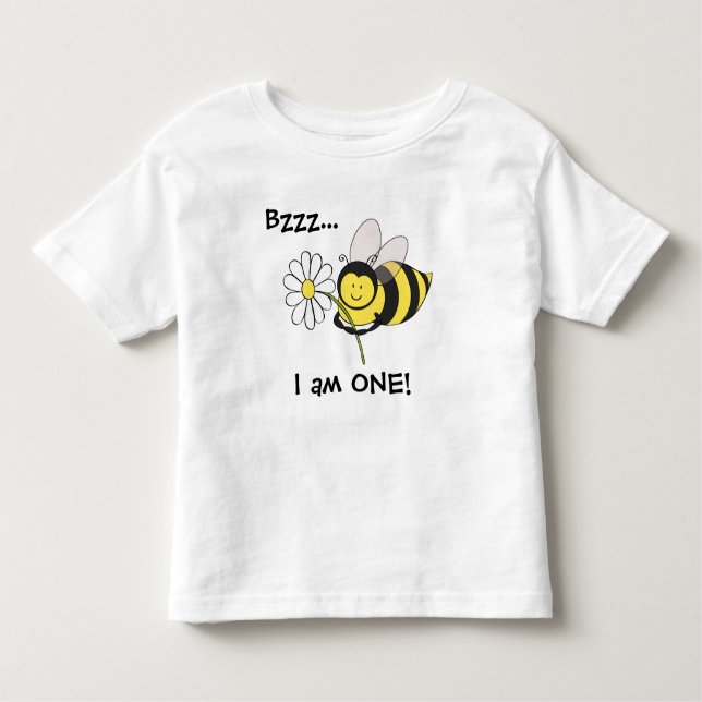 Bumble Bee First Birthday Shirt (Front)